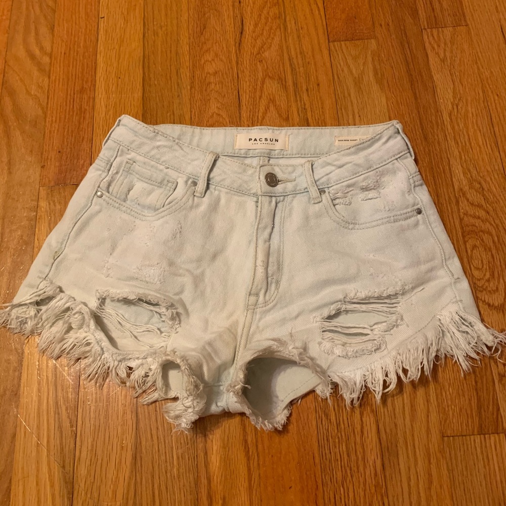 PacSun High Rise Jean Shorts with 24” waist